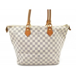 SAC A MAIN LOUIS VUITTON SALEYA MM DAMIER AZUR 