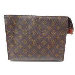 VINTAGE SAC LOUIS VUITTON POCHE TOILETTE 26 MONOGRAM M47542 TROUSSE POUCH 300€