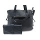 SAC A MAIN NAT & NIN CUIR NOIR DAIM 