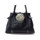 SAC A MAIN KENZO CARPE KOI 40 CM EN TOILE & CUIR NOIR CANVAS BAG PURSE 560€