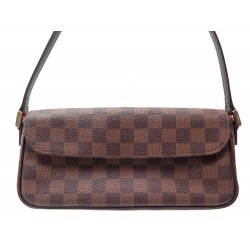 SAC A MAIN LOUIS VUITTON RECOLETA DAMIER EBENE 