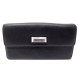 PORTEFEUILLE CHRISTIAN DIOR CUIR NOIR PORTE MONNAIE LEATHER WALLET BILLFOLD 650€