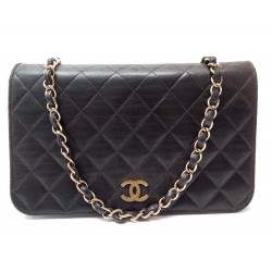  VINTAGE SAC A MAIN CHANEL TIMELESS CUIR MATELASSE ROUGE 