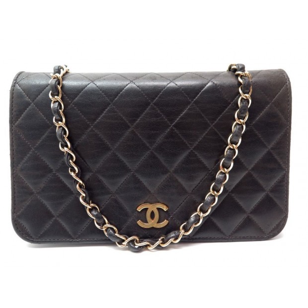  VINTAGE SAC A MAIN CHANEL TIMELESS CUIR MATELASSE ROUGE 