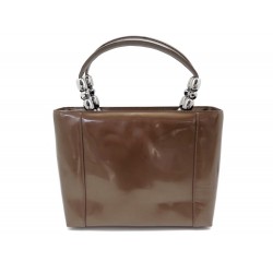 SAC A MAIN CHRISTIAN DIOR MALICE MM EN CUIR GLACE BRONZE LEATHER BAG PURSE 1500€