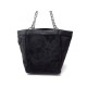 NEUF SAC A MAIN CHANEL LOGO CC CABAS EN CUIR POULAIN NOIR PONY HAIR BAG 2850€