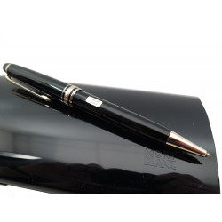 NEUF STYLO A BILLE MEISTERSTUCK CLASSIQUE RESINE NOIR + BOITE BALLPOINT PEN 365€