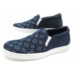 NEUF CHAUSSURES BASKETS FRONTROW SLIP-ON 37.5 MONOGRAM 