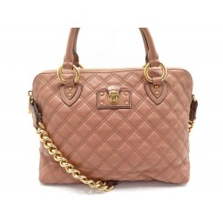 NEUF SAC A MAIN MARC JACOBS CUIR MARRON 