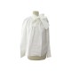 NEUF HAUT HERMES TUNIQUE COL A NOEUD 38 M HAUT EN LIN BLANC LINEN TOP 1100€