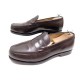 CHAUSSURES BOWEN MOCASSINS OAKE PLATEAU 8.5 42.5 EN CUIR MARRON SHOES 340€