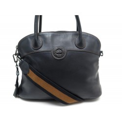 SAC A MAIN LONGCHAMP AU SULTAN 2626194001 BANDOULIERE CUIR NOIR BAG BLACK 500€