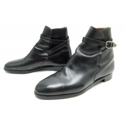 CHAUSSURES CHURCH'S BOTTINES JODHPUR A BRIDES 9F 43 CUIR NOIR + EMBAUCHOIRS 760€