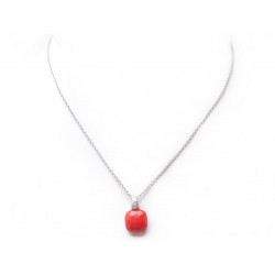 NEUF COLLIER POMELLATO CAPRI CORAIL DIAMANTS 