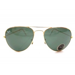 NEUF LUNETTES DE SOLEIL RAY BAN AVIATOR PILOTE 5814 BAUSCH LOMB SMALL DOREE 159