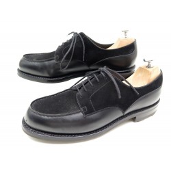 CHAUSSURES JM WESTON 641 LE GOLF MINUIT 9D 43 BI MATIERE CUIR NOIR SHOES 750€