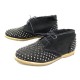 CHAUSSURES PHILIPP PLEIN DERBY 2 OEILLETS SPIKE FOURREES 43 EN CUIR NOIR 975€