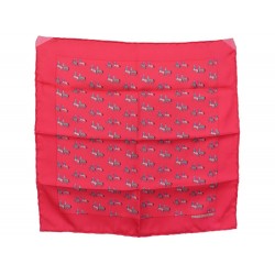 NEUF GAVROCHE HERMES ROSE FRAMBOISE + BOITE 