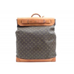 VINTAGE SAC DE VOYAGE LOUIS VUITTON STEAMER TOILE MONOGRAMME BAGAGE A MAIN 4200€