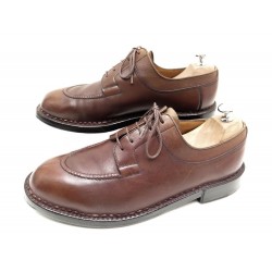 CHAUSSURES JM WESTON 677 DERBY LE CHASSE 8.5E 42 42.5 CUIR TRIPLE SEMELLES 1990€