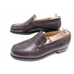 CHAUSSURES JM WESTON MOCASSINS 180 6.5D 41 EN CUIR MARRON BROWN SHOES 590€