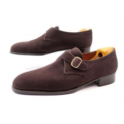 CHAUSSURES JOHN LOBB SOULIER A BOUCLE 40 SUR MESURE DAIM SHOES EMBAUCHOIRS 5890