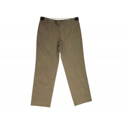 NEUF PANTALON HERMES CLOUS DE SELLE 44 L EN COTON KAKI HOMME MEN TROUSERS 800€