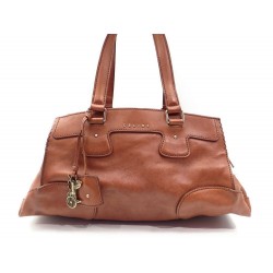 SAC A MAIN CELINE 43CM EN CUIR MARRON PORTE EPAULE BROWN HAND BAG PURSE 1000€