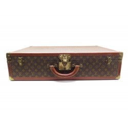 VINTAGE VALISE A MAIN LOUIS VUITTON BISTEN 70 TOILE MONOGRAM MALLE TRUNK 4800€