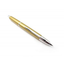 NEUF STYLO PLUME PILOT CAPLESS DECIMO ACIER DORE + BOITE FOUNTAIN PEN 250€