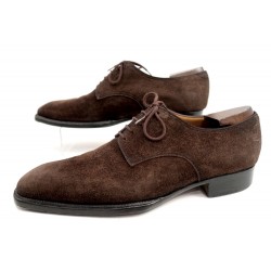 CHAUSSURES JM WESTON 636 BEAUBOURG DERBY 7.5D 41.5 MARRON EMBAUCHOIRS SHOES 765€