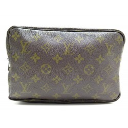 VINTAGE TROUSSE DE TOILETTE LOUIS VUITTON MONOGRAM 23 CM SAC TOILETRY POUCH 450€