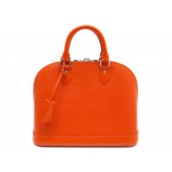 NEUF SAC A MAIN LOUIS VUITTON ALMA PM EN CUIR EPI ORANGE + BOITE HAND BAG 1550€