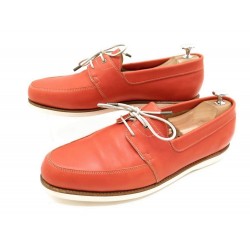 CHAUSSURES JOHN LOBB ARIMA DERBY 7.5 41.5 EN CUIR ORANGE LEATHER SHOES 890€