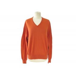 PULL COL V LORO PIANA EN COTON 48 IT 46 FR 