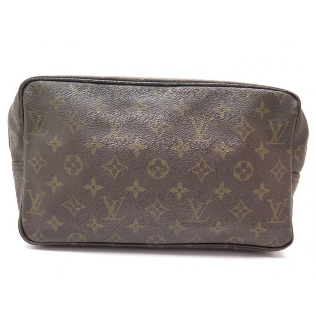 VINTAGE TROUSSE DE TOILETTE 27 LOUIS VUITTON SAC MONOGRAM LV TOILETRY POUCH 505€