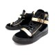 CHAUSSURES GIUSEPPE ZANOTTI COBY MONTANTES 38 BASKETS CUIR VERNI NOIR SHOES 710€