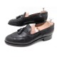 CHAUSSURES JM WESTON 173 MOCASSINS A PAMPILLES 7E 41 CUIR NOIR LOAFER SHOES 815