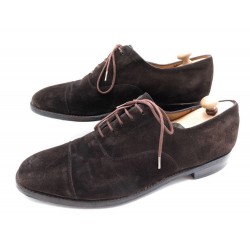 CHAUSSURES JM WESTON 300 RICHELIEU 9.5D 43.5 DAIM MARRON SHOES EMBAUCHOIRS 715€