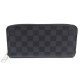 NEUF PORTEFEUILLE LOUIS VUITTON ZIPPY ORGANIZER DAMIER GRAPHITE 