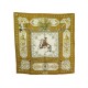 NEUF FOULARD HERMES LOUIS XIV LUDOVICUS MAGNUS CARRE SOIE MARRON SCARF SILK 360€