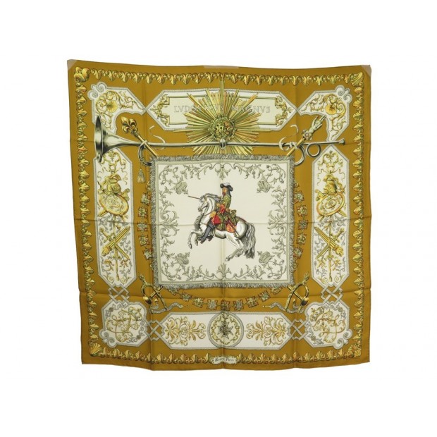 FOULARD CARRE HERMES LUDOVICUS MAGNUS 