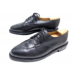 CHAUSSURES JM WESTON 598 DEMI CHASSE 10.5E 44 44.5 NOIR EMBAUCHOIRS AUBERCY 780€