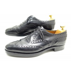 CHAUSSURES CHURCH S BURWOOD RICHELIEU 9F 43 EN CUIR NOIR SHOES + EMBAUCHOIRS 