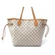 SAC A MAIN LOUIS VUITTON NEVERFULL TOILE DAMIER AZUR MM 