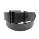 NEUF CEINTURE BURBERRY 90 FEMME TOILE ENDUITE TARTAN NOIR MARRON CUIR BELT 180