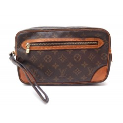 SAC A MAIN LOUIS VUITTON MARLY DRAGONNE POCHETTE MONOGRAM LV HAND BAG PURSE 500€