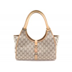 SAC A MAIN GUCCI JACKIE MM 002-1067 TOILE MONOGRAMMEE CUIR HAND BAG PURSE 950€