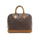 SAC A MAIN LOUIS VUITTON ALMA PM TOILE MONOGRAM CUIR MARRON HAND BAG PURSE 1150€