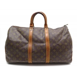 VINTAGE SAC VOYAGE A MAIN LOUIS VUITTON KEEPALL 45 MONOGRAM TRAVEL BAG 1040€